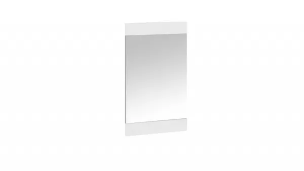 Зеркало навесное Фьюжн Белый/Белый глянец