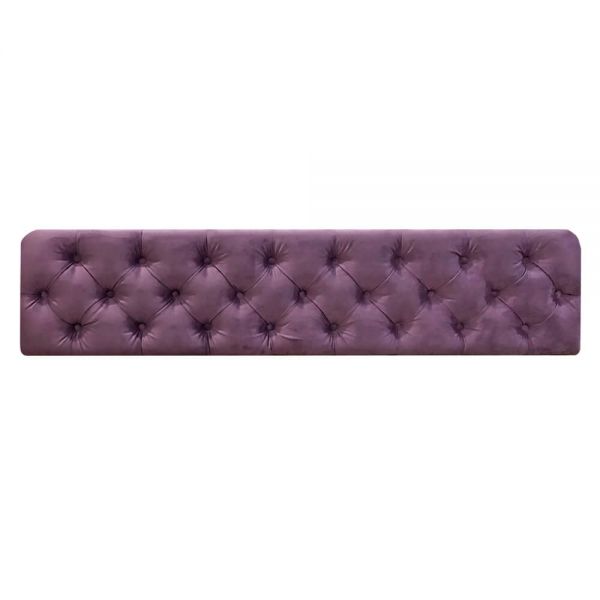 Мягкая спинка МС-02 для кровати фиолетовая